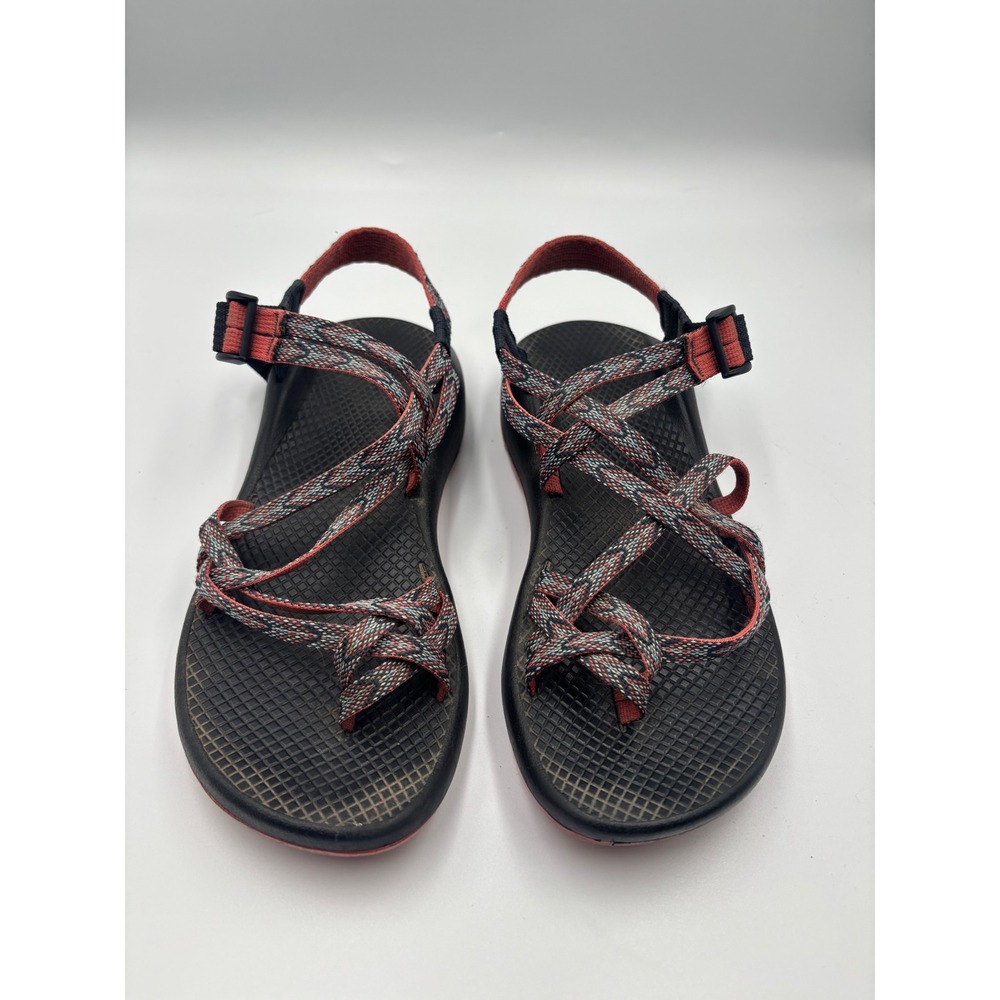 Chaco‎ Z Cloud 2 Sandals Womens Toe Loop Hiking Athletic Red Blue Grey Strappy